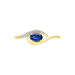 Bague Emotion Or Jaune Saphir Diamant - Bagues avec pierre Femme | Histoire d’Or