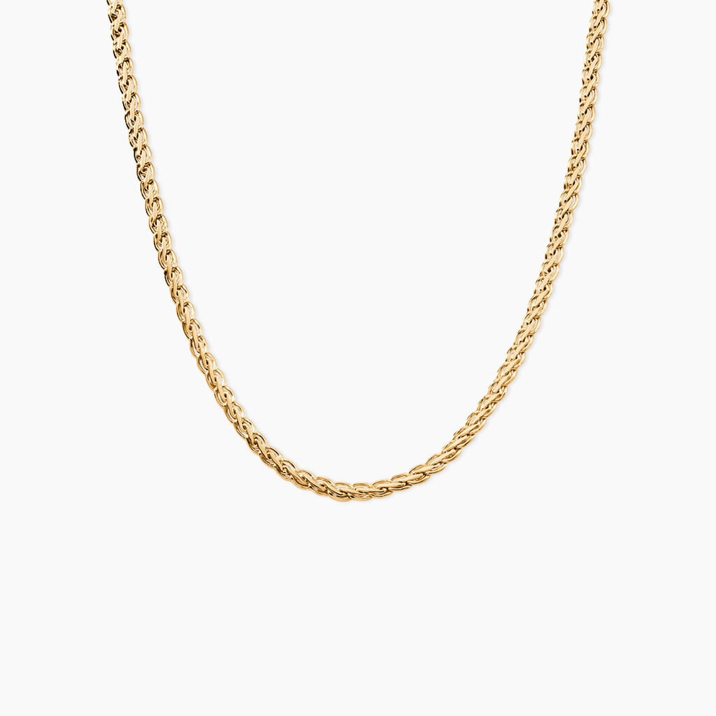 Collier Jayna Maille Palmier Or Jaune - Chaines Femme | Histoire d&rsquo;Or