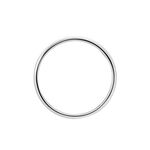 Alliance Alexyne Argent Blanc - Alliances Famille | Histoire d&rsquo;Or