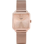 Montre Cluse La Tetragone Rose - Montres Femme | Histoire d&rsquo;Or