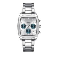 Montre Cluse Quartaut Chrono Argenté