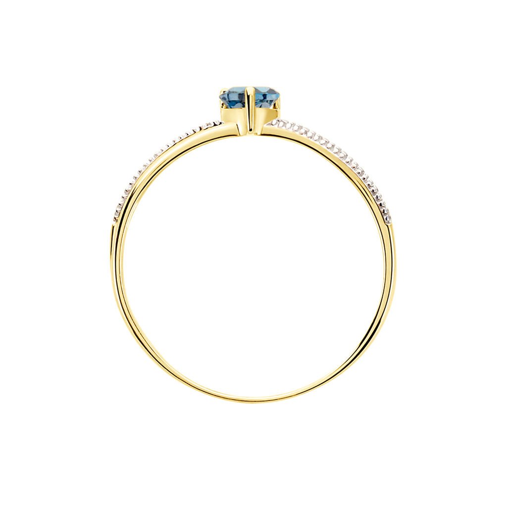 Bague Rory Or Jaune Topaze - Bagues solitaires Femme | Histoire d&rsquo;Or