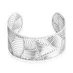 Bracelet Jonc Andor Acier Blanc - Bracelets joncs Femme | Histoire d&rsquo;Or