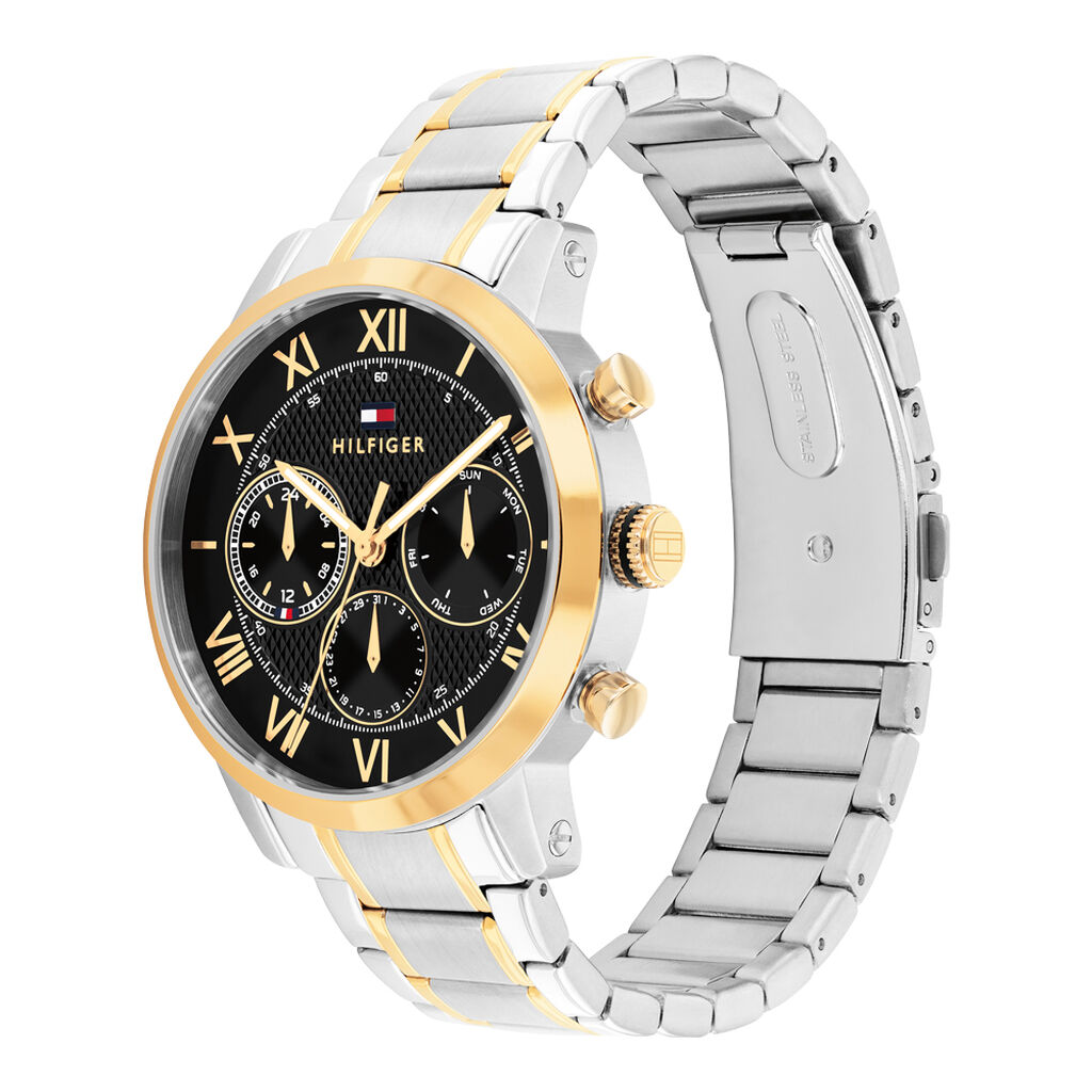 Montre Tommy Hilfiger Th-Oxford Noir - Montres Homme | Histoire d’Or