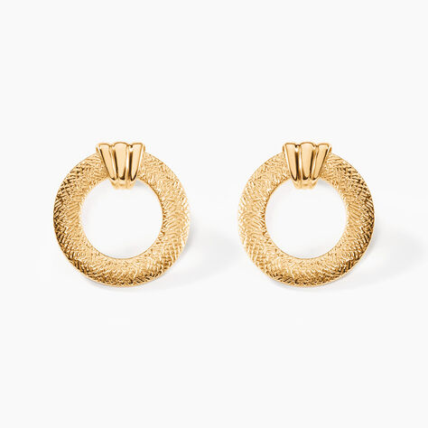 Boucles D'oreilles Puces Martela Or Jaune - Clous d'oreilles Femme | Histoire d’Or