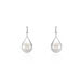 Boucles D'oreilles Patricia Or Blanc Perle De Culture Oxyde - Boucles d'oreilles pendantes Femme | Histoire d’Or
