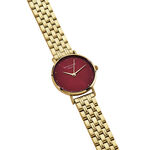 Montre Rosefield Small Edit Bordeaux - Id&eacute;es cadeaux Femme | Histoire d&rsquo;Or