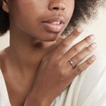 Bague Celia Or Blanc Diamant - Bagues solitaires Femme | Histoire d&rsquo;Or