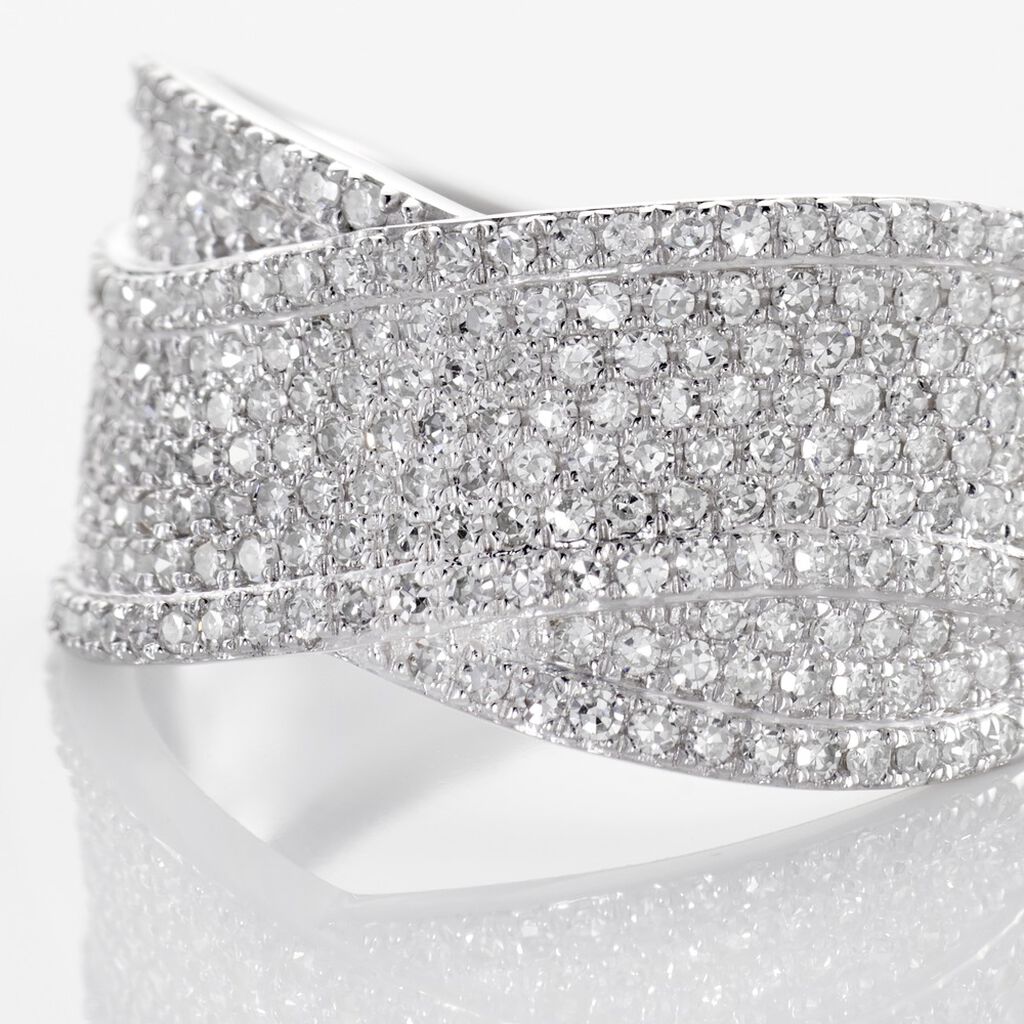 Bague Elyne Or Blanc Diamant - Soldes Femme | Histoire d’Or