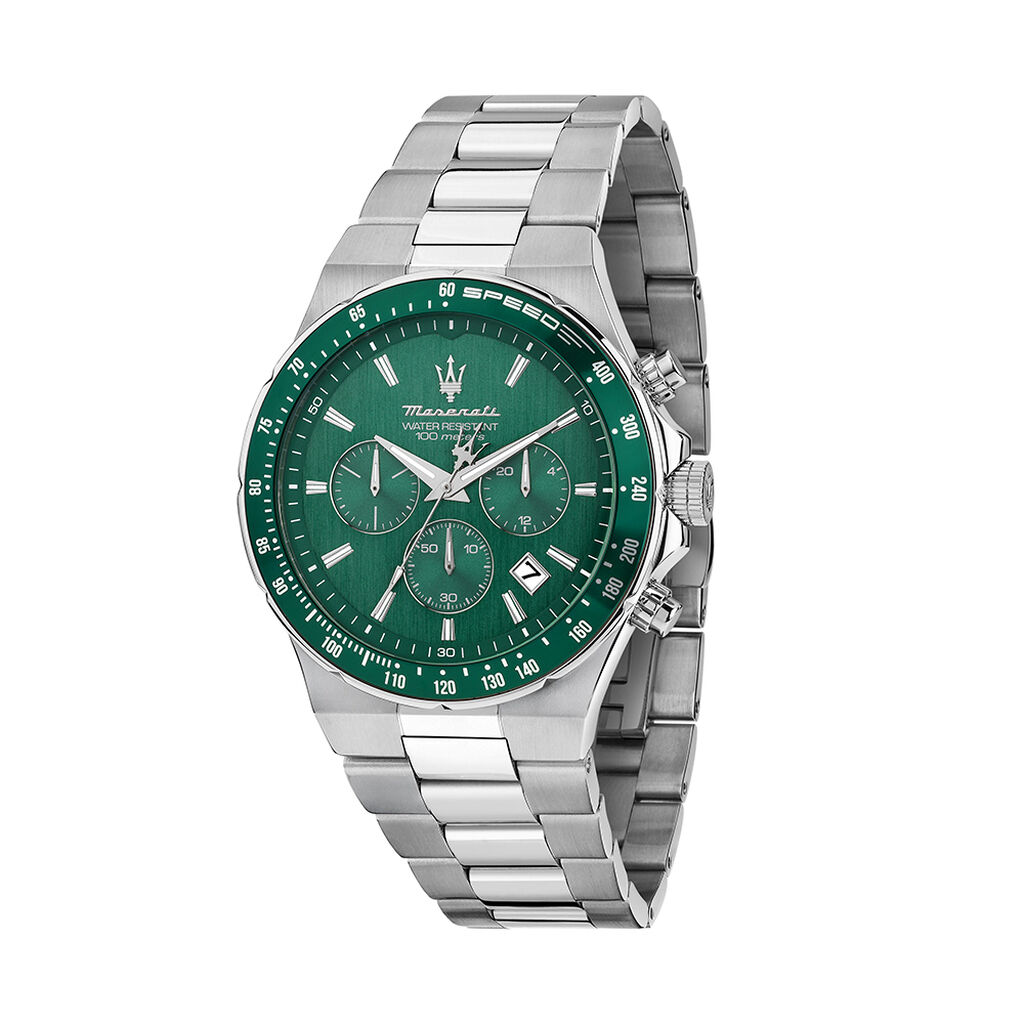 Montre Maserati Sfida Vert - Montres chronographes Homme | Histoire d&rsquo;Or