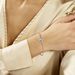 Bracelet Ble Argent Blanc Oxyde De Zirconium - Bracelets Plume Femme | Histoire d’Or