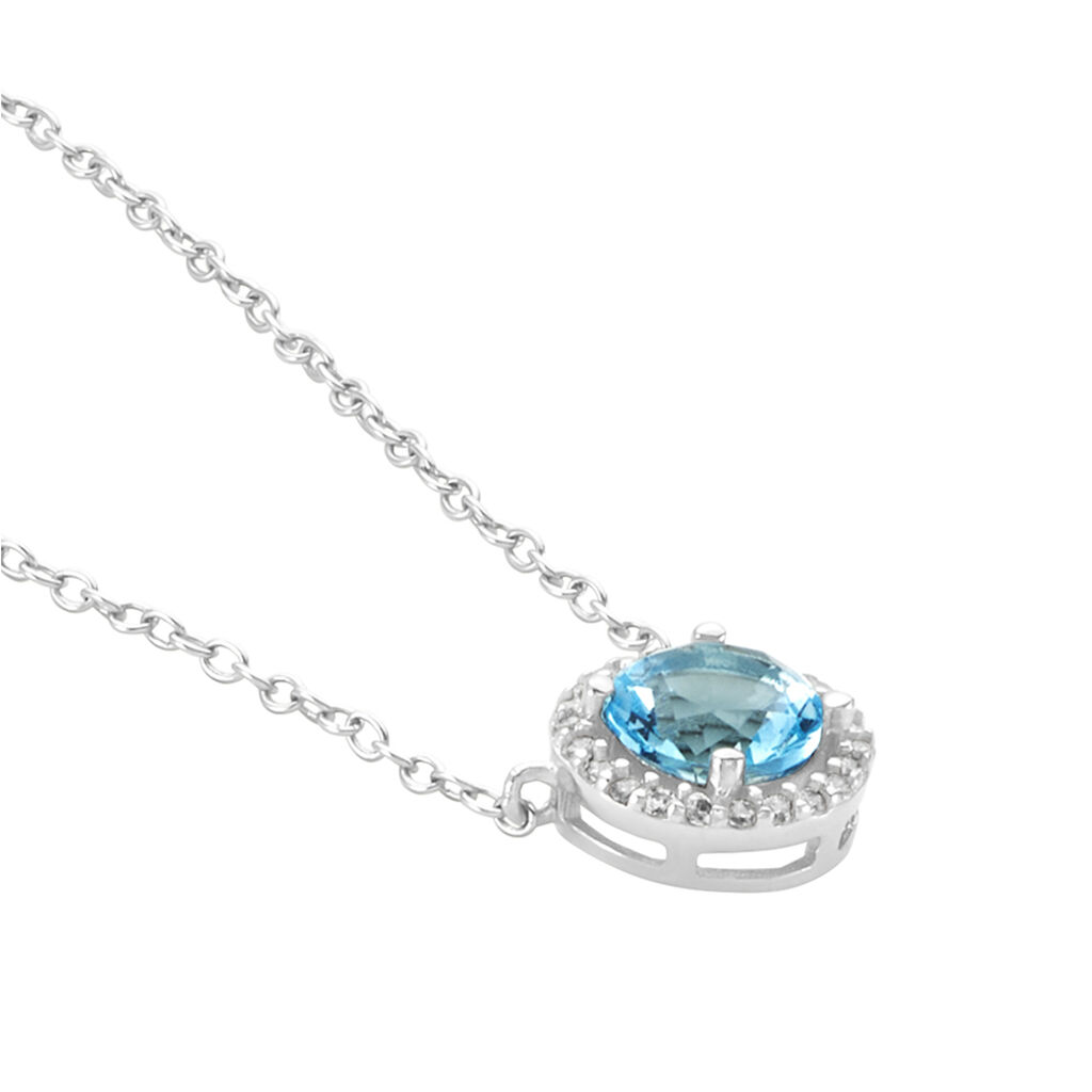 Collier Argent Blanc Rio Copacabana Oxyde De Zirconium - Colliers fantaisie Femme | Histoire d’Or