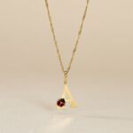 Pendentif Helidie Coccinelle Lettre Or Jaune - Pendentifs Enfant | Histoire d&rsquo;Or