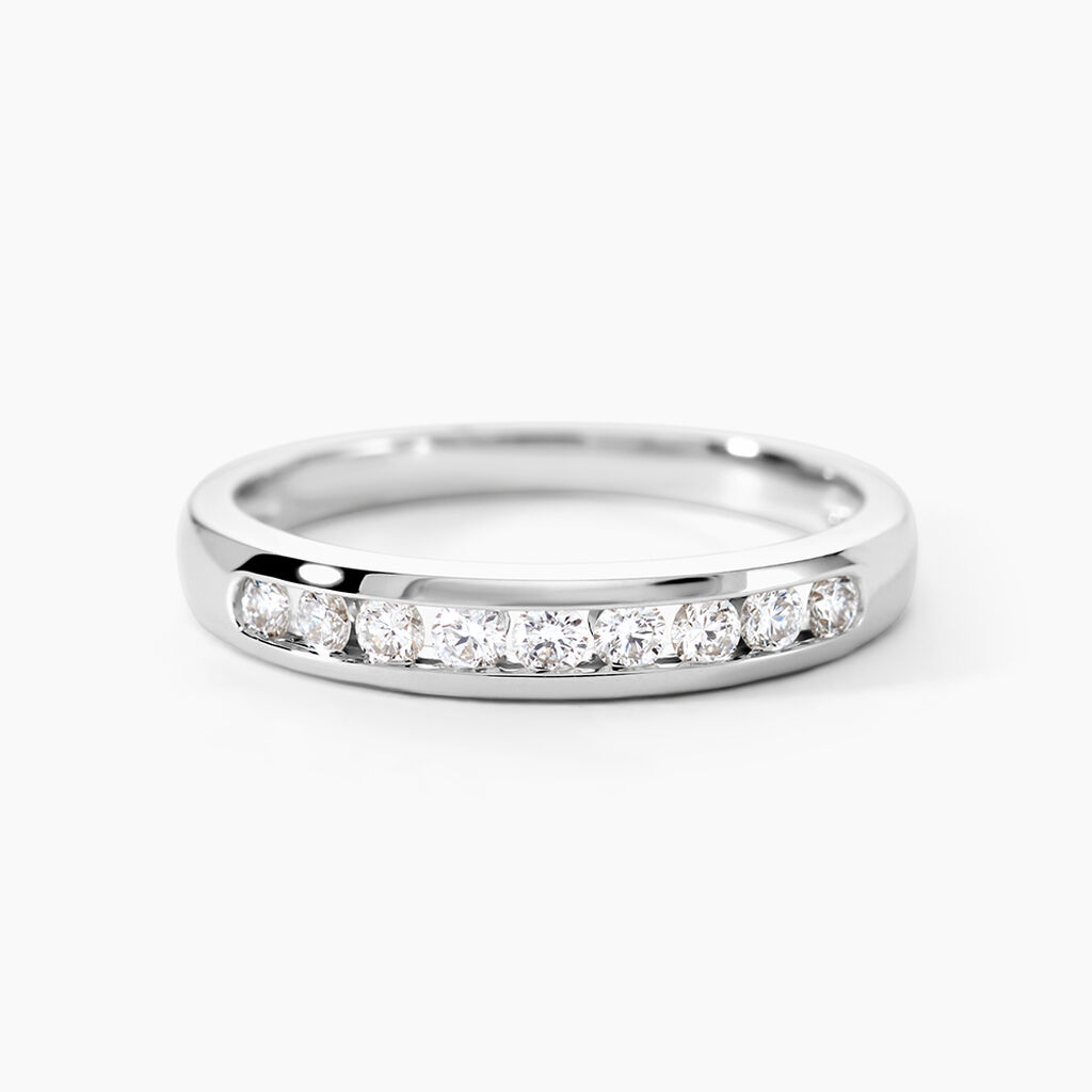 Alliance Giulia Or Blanc Diamant - Alliances Femme | Histoire d&rsquo;Or