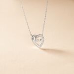 Collier Elansa Argent Blanc Oxyde De Zirconium - Colliers fantaisie Femme | Histoire d&rsquo;Or