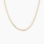 Cha&icirc;ne Igoa Maille For&ccedil;at Diamantee Or Jaune - Chaines Femme | Histoire d&rsquo;Or