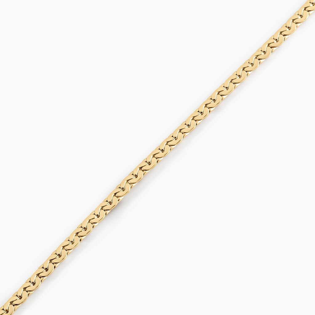 Bracelet Ivy Maille Haricot Or Jaune - Bracelets cha&icirc;ne Femme | Histoire d&rsquo;Or
