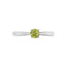 Bague Solitaire Fiona Or Blanc Péridot - Bagues solitaires Femme | Histoire d’Or