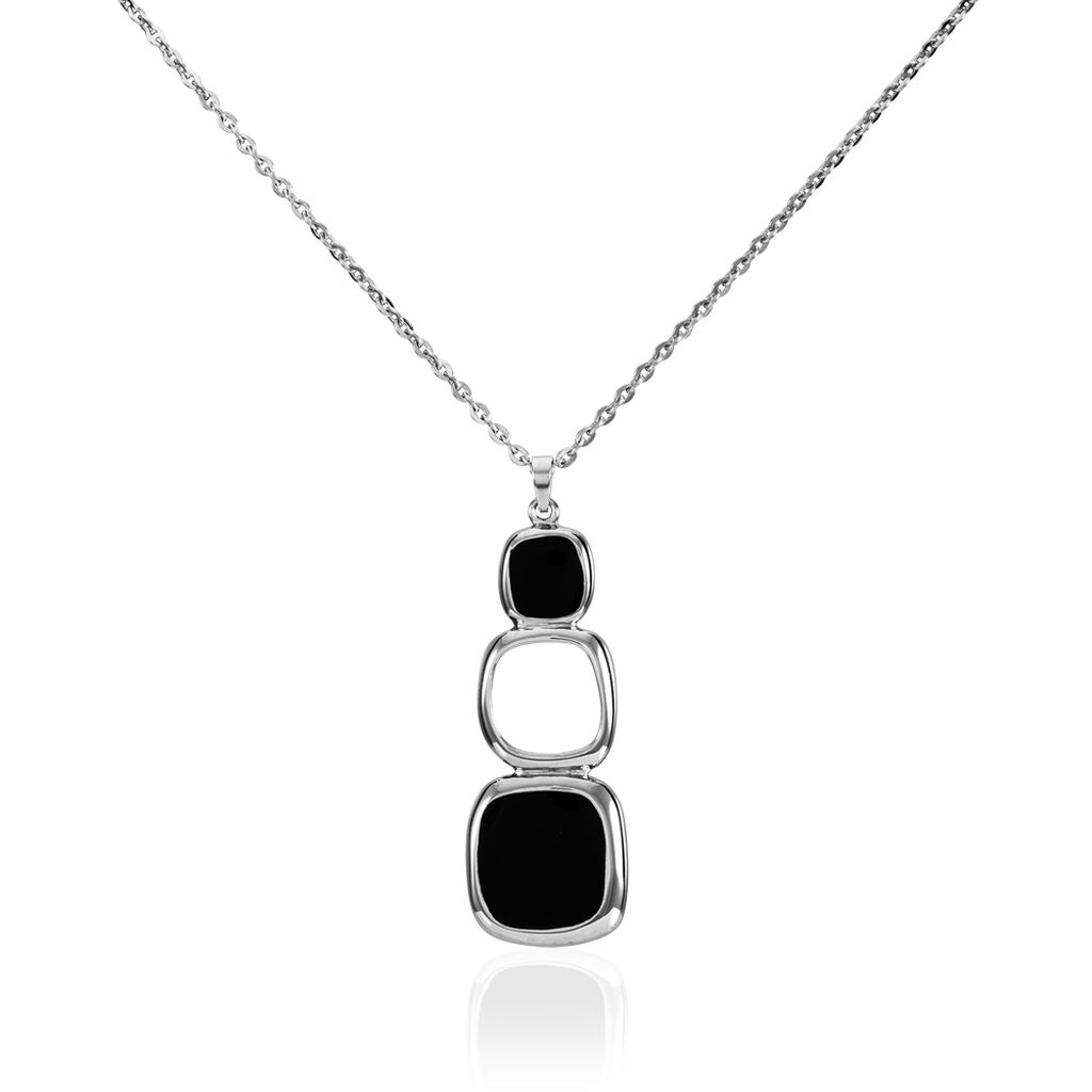 Collier Hatayi Acier Blanc - Colliers fantaisie Femme | Histoire d’Or