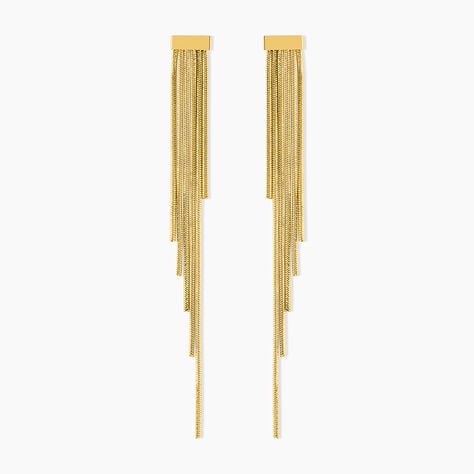 Boucles D'oreilles Pendantes Josephine Acier Doré - Boucles d'oreilles fantaisie Femme | Histoire d’Or
