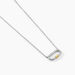 Collier Infini Pop Argent Bicolore - Colliers fantaisie Femme | Histoire d’Or