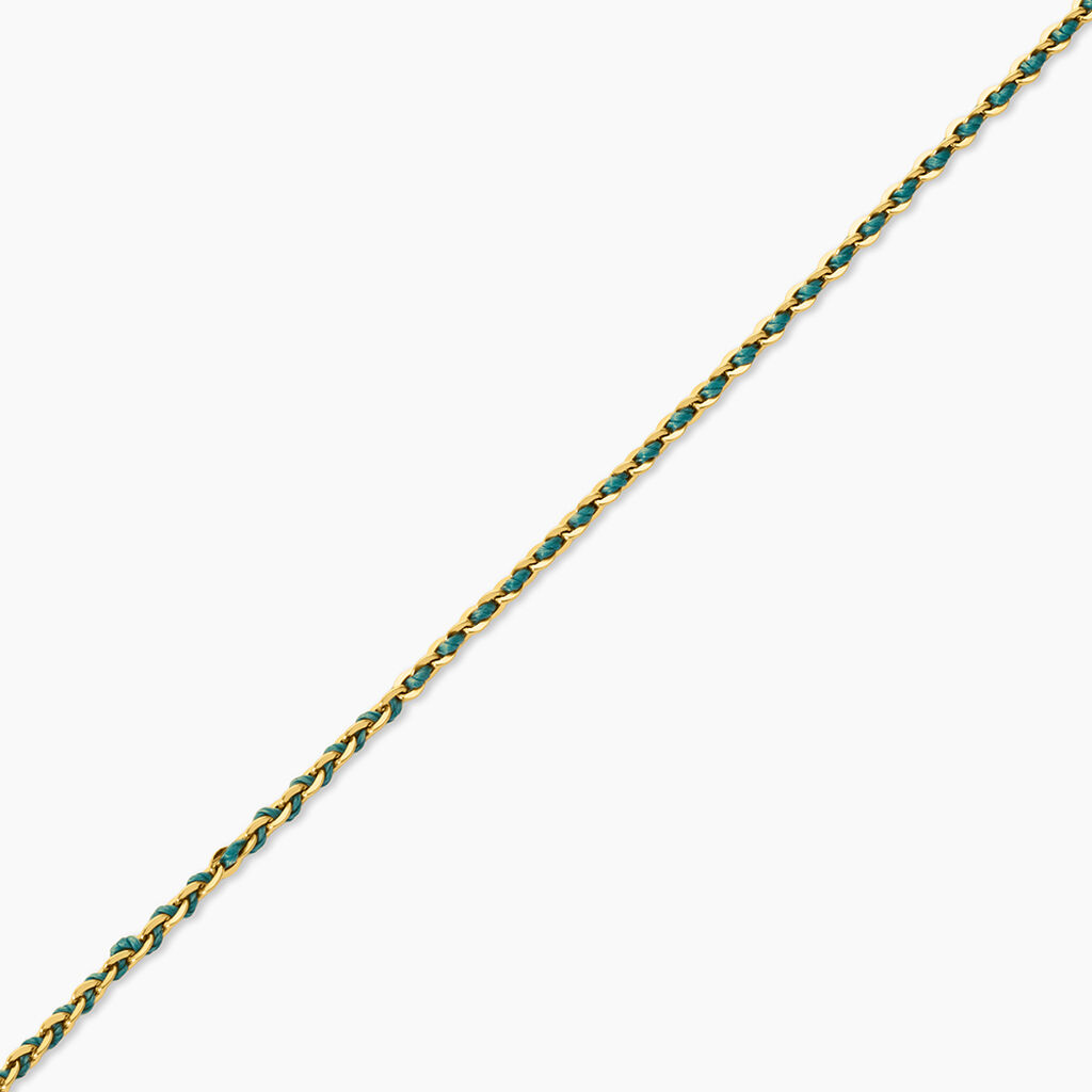 Bracelet Nelli Acier Jaune - Bracelets cordon Femme | Histoire d&rsquo;Or