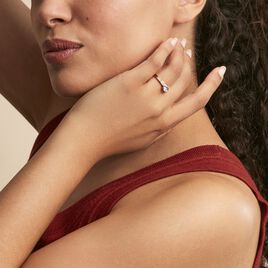Bague Solitaire Or Jaune Oxyde De Zirconium - Bagues solitaires Femme | Histoire d’Or
