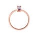 Bague Purple Mood Argent Rose Oxyde De Zirconium - Bagues avec pierre Femme | Histoire d’Or