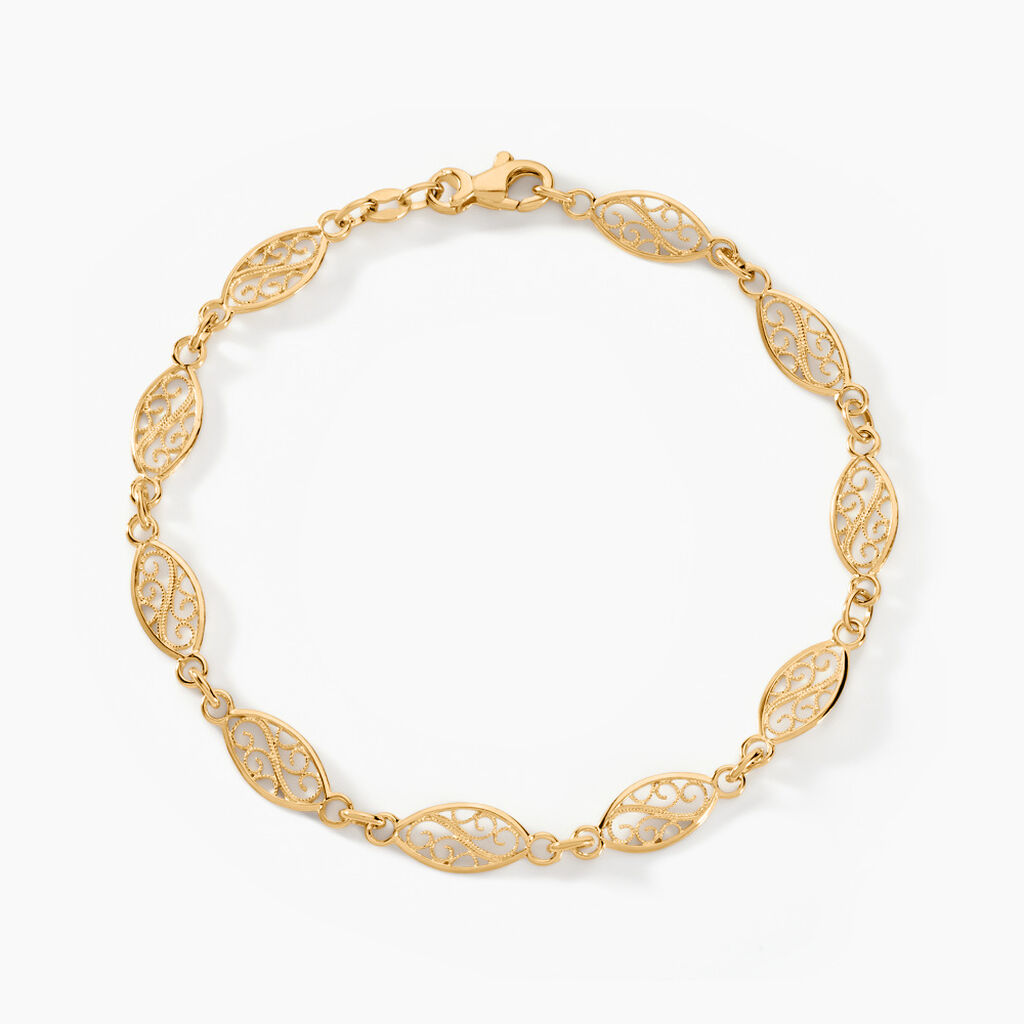 Bracelet Golden Filia Or Jaune