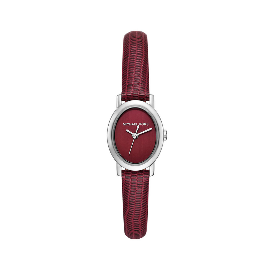 Montre Michael Kors Maude Bordeaux - Montres Femme | Histoire d&rsquo;Or