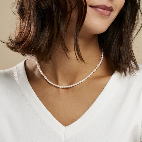 Collier Alceste Or Jaune Perle De Culture - Colliers Femme | Histoire d’Or