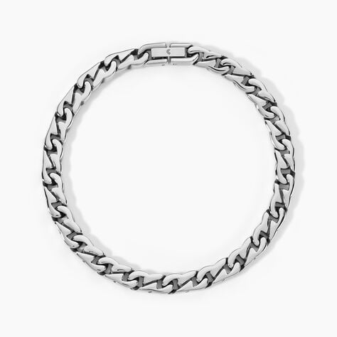 Bracelet Jourdan Rex Acier Argenté - Bracelets Homme | Histoire d’Or