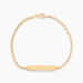 Bracelet Identité Etheline Maille Gourmette Or Jaune - Bracelets Communion Enfant | Histoire d’Or
