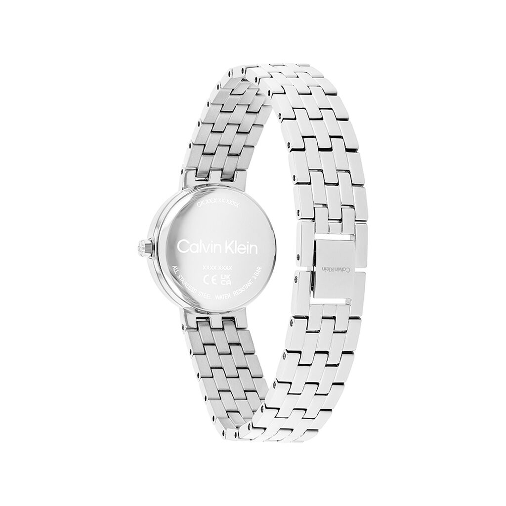 Montre Calvin Klein Forme Argent&eacute; - Montres Femme | Histoire d&rsquo;Or