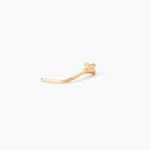 Piercing De Nez Fethi Serti Griffe Or Jaune Oxyde De Zirconium - Piercing Nez Femme | Histoire d&rsquo;Or
