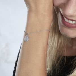 Bracelet Xanthie Argent Rhodie Oxyde - Bracelets Coeur Femme | Histoire d’Or