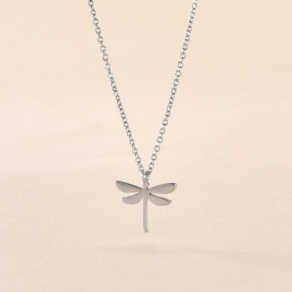 Collier Anne-louise Argent Blanc - Colliers fantaisie Femme | Histoire d’Or