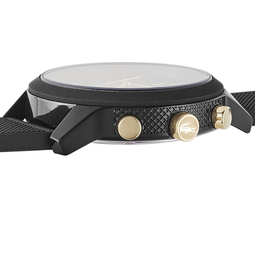 Montre Lacoste 12.12 Noir - Montres Homme | Histoire d’Or