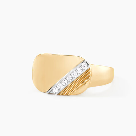 Chevali&egrave;re Lutfi Or Jaune Oxyde De Zirconium - Chevali&egrave;res Homme | Histoire d&rsquo;Or