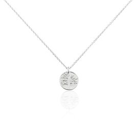 Collier Argent Blanc Sofee Nacre - Colliers Arbre de vie Femme | Histoire d’Or