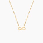Collier Aulnie Argent Dor&eacute; A L'Or 750/1000 - F&ecirc;te des m&egrave;res Femme | Histoire d&rsquo;Or