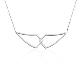 Collier Sautoir Adelind Acier Blanc - Colliers fantaisie Femme | Histoire d’Or