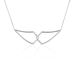 Collier Sautoir Adelind Acier Blanc - Colliers fantaisie Femme | Histoire d’Or