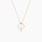 Collier Or Jaune Guda Oxyde De Zirconium - Colliers Femme | Histoire d&rsquo;Or