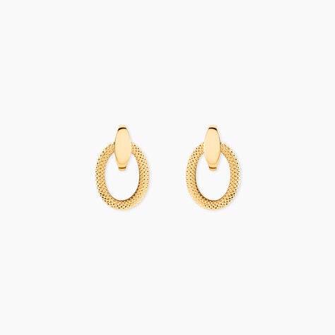 Boucles D'Oreilles Puces Iveline Or Jaune - Clous d'oreilles Femme | Histoire d&rsquo;Or