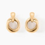 Boucles D'oreilles Pendantes Plaqu&eacute; Or Jaune Alfonsina - Boucles d'oreilles pendantes Femme | Histoire d&rsquo;Or