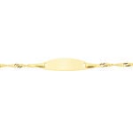 Bracelet Identite Bebe Or Jaune Ericka - Bracelets Communion Enfant | Histoire d&rsquo;Or