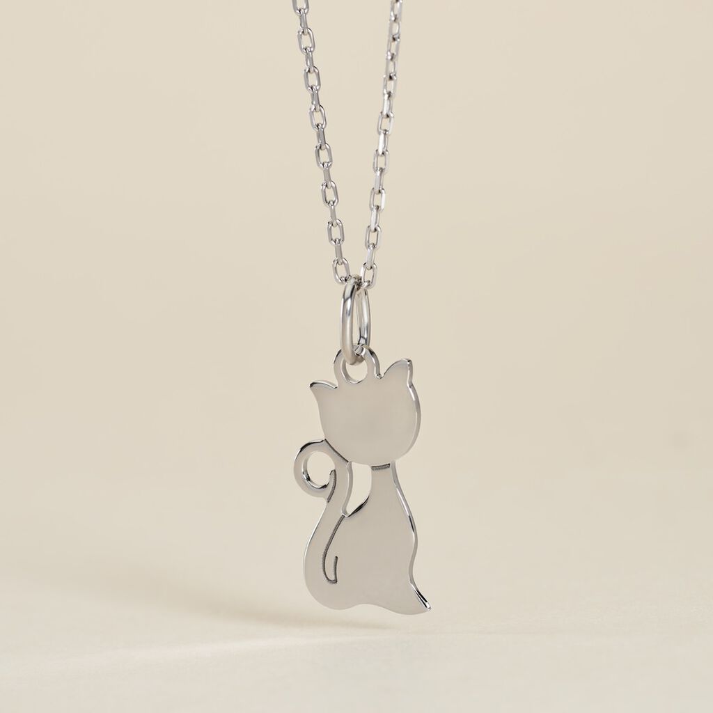 Pendentif Enzio Argent Blanc - Pendentifs Famille | Histoire d’Or