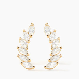 Bijoux D'oreilles Resa Or Jaune Oxyde De Zirconium - Ear cuffs Femme | Histoire d’Or