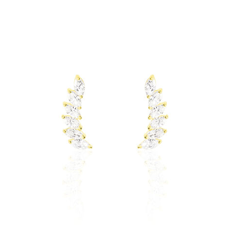Bijoux D'oreilles Resa Or Jaune Oxyde De Zirconium - Ear cuffs Femme | Histoire d’Or